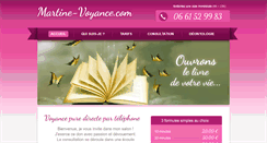 Desktop Screenshot of martine-voyance.com