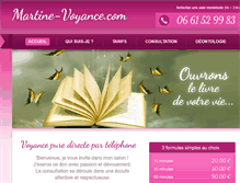 Tablet Screenshot of martine-voyance.com